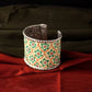 Mominos Fashion Johar Kamal Beautiful Hand-painted Brass kada/Bracelet