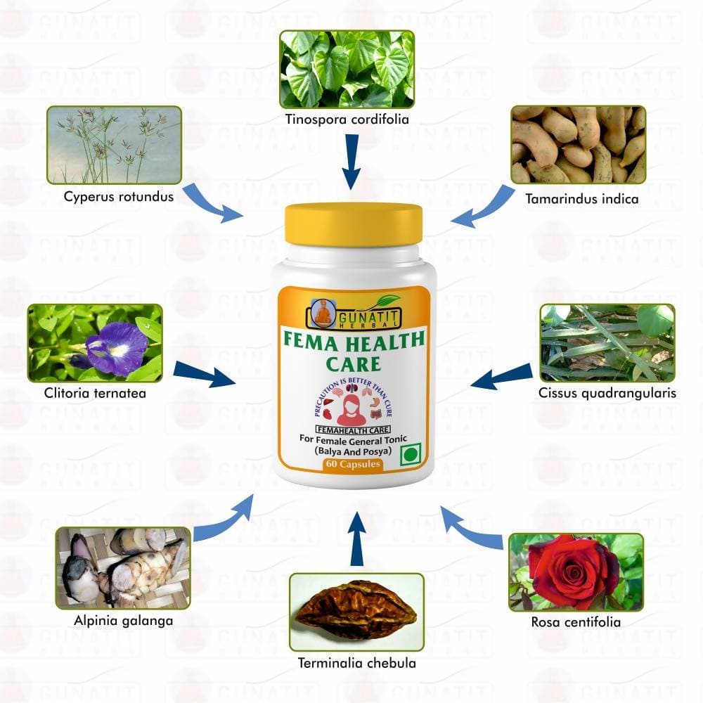 Gunatit Herbal Fema Healthcare | Swadesiicart