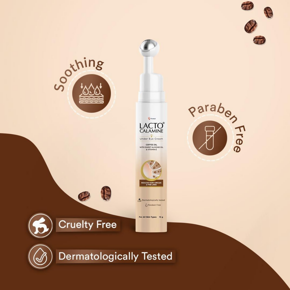 Lacto Calamine Under Eye Cream for Dark Circles, Puffiness - Swadesiicart