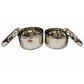 Soham Stainless Steel 2-Box Lunch Box Set -Storage Container-Kids Lunch Box Set - Swadesiicart