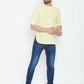 Even Apparels Yellow Color Band Collar Pure Cotton Men's Kurta | Swadesiicart