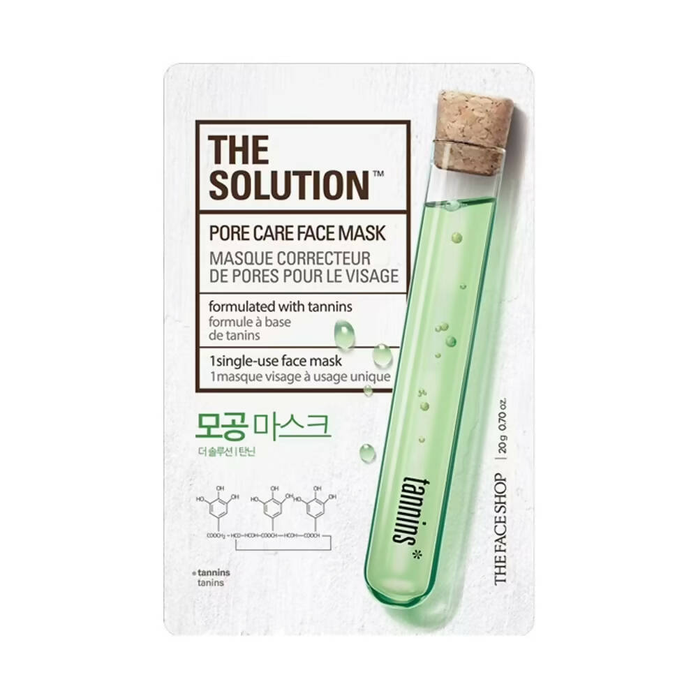 The Face Shop The Solution Pore Care Face Mask - Korean Skincare | Swadesiicart