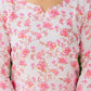 The52 Pink Women's Beautiful Printed Silk Blend Fabric with Straight Kurta, Pant and Dupatta Set - Swadesiicart