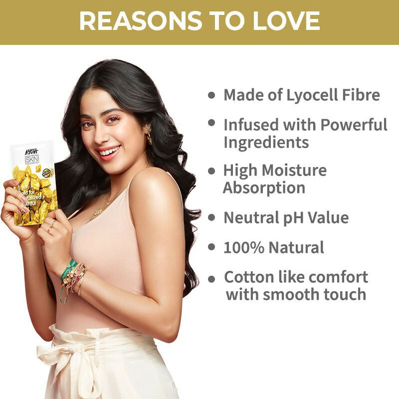 Nykaa Skin Secrets Exotic Indulgence Gold Sheet Mask For Revitalized & Youthful Skin - Swadesiicart