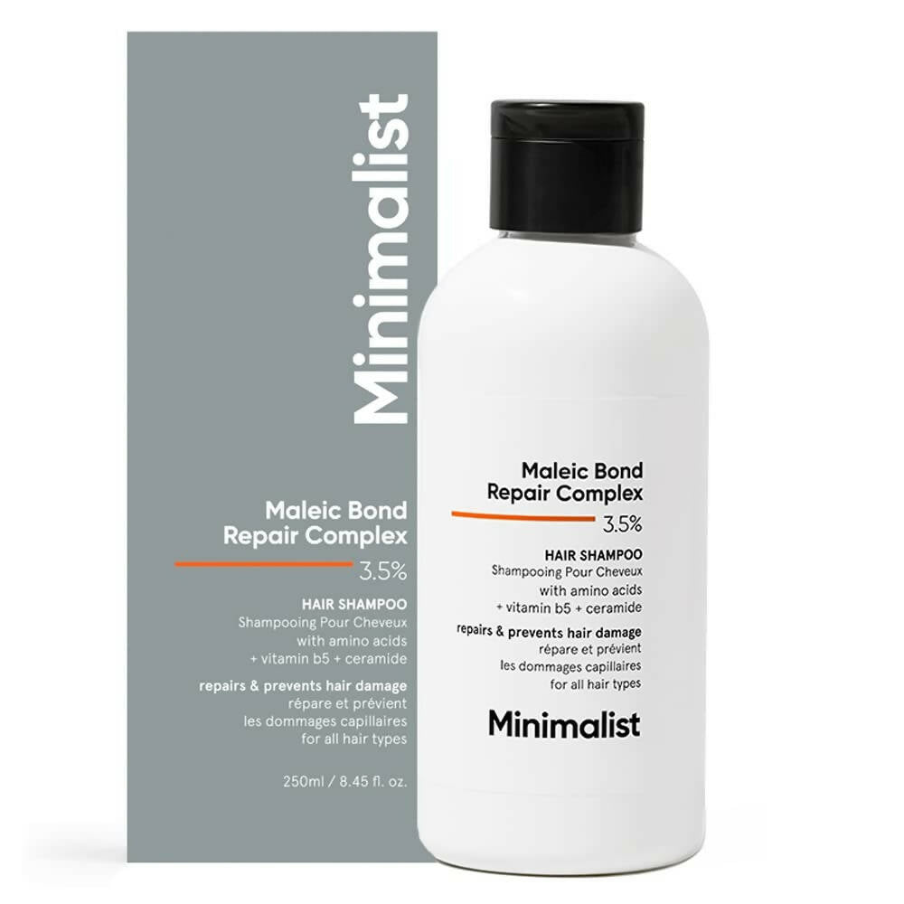 Minimalist Maleic Bond Repair Complex 3.5 % Hair Shampoo - Swadesiicart