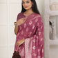 Shree Shyam Fashion Linen Cotton Pink Saree