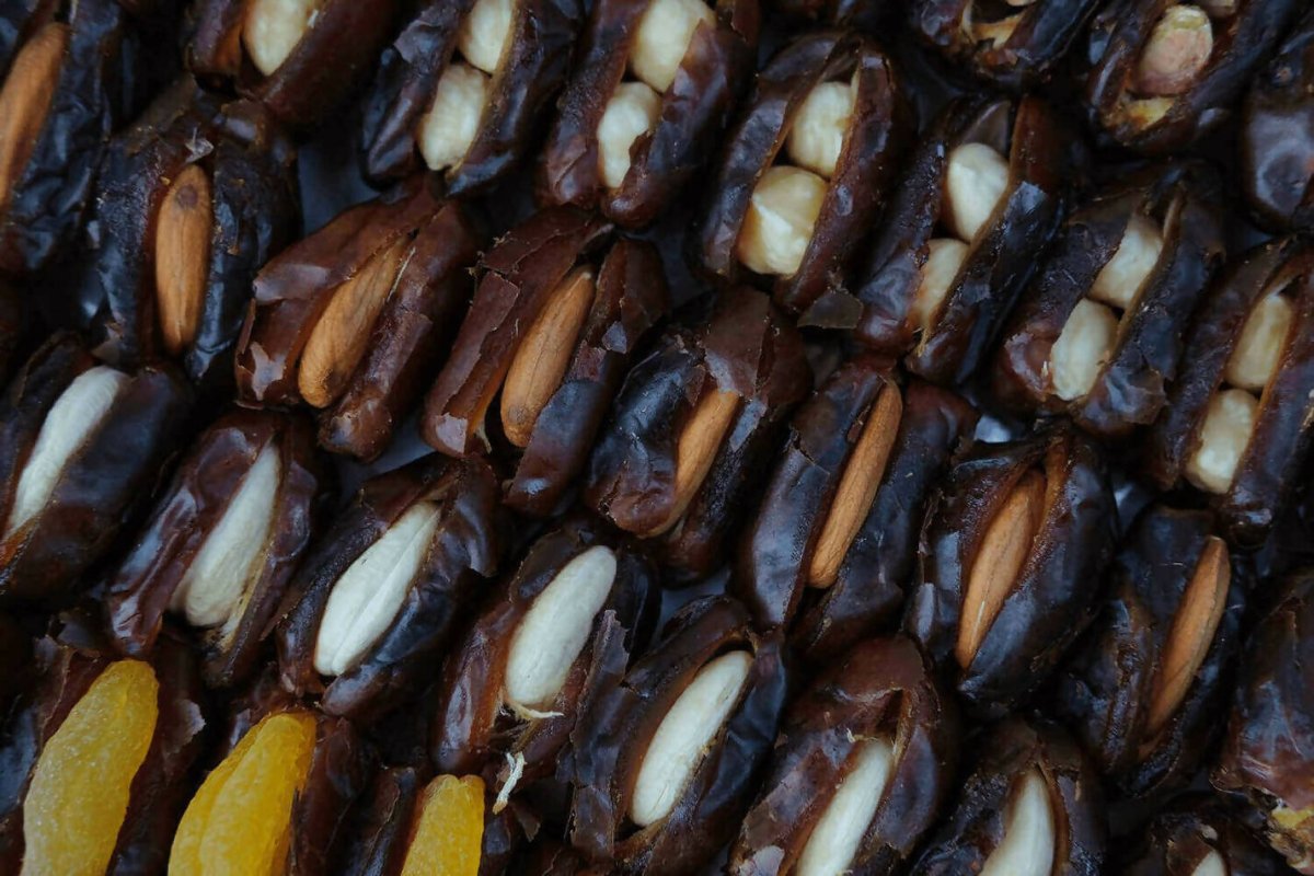 Ajfan Filled Dates Assorted Stuffed Dates Natural Khajoor | Swadesiicart
