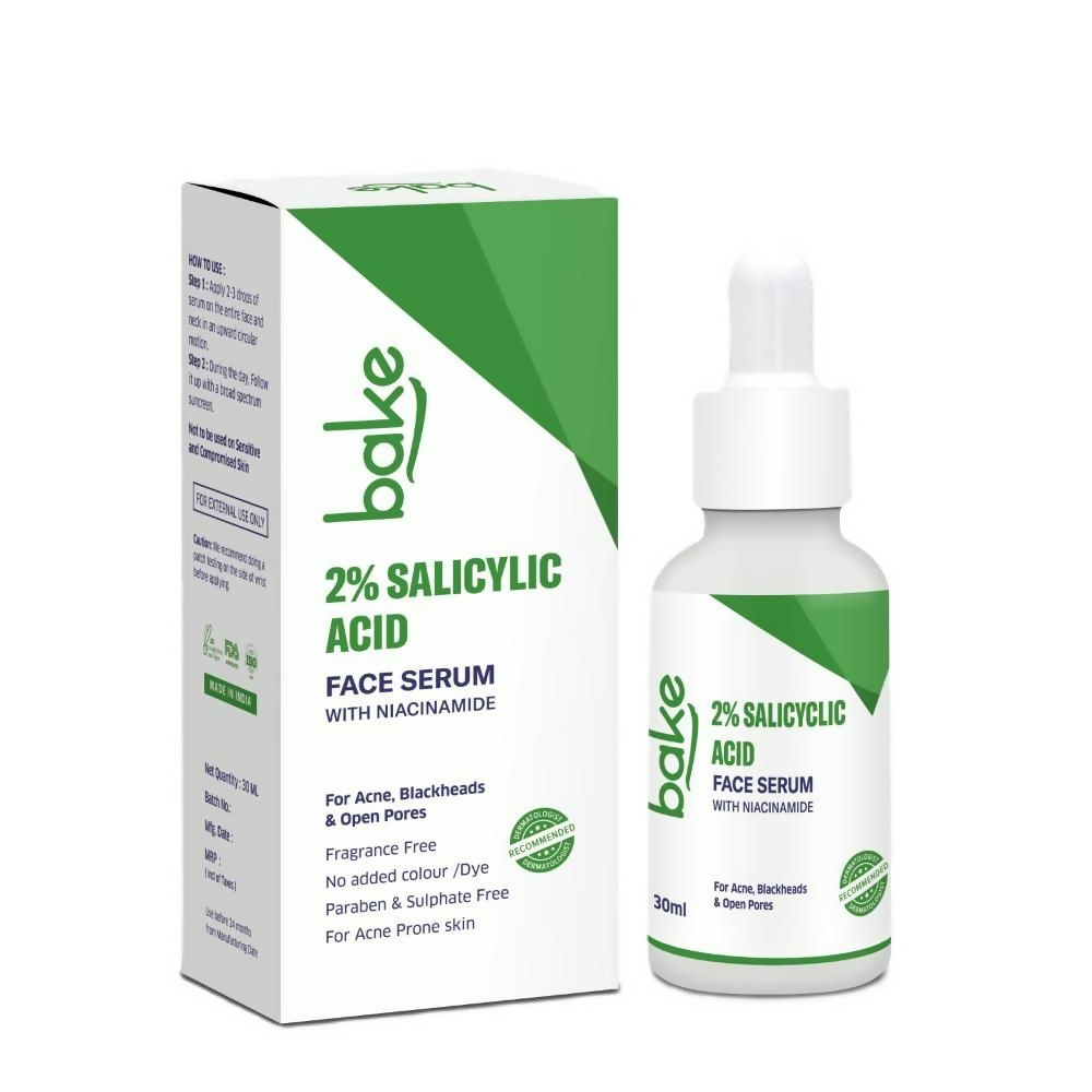 Bake 2% Salicylic Acid Face Serum With Niacinamide | Swadesiicart