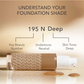 Kay Beauty By Katrina Kaif Hydrating Foundation - 195N Deep | Swadesiicart