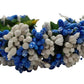Blue & White Pollens Bridal Hair Gajra