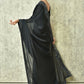 Black Silk Solid Designer Saree with Blouse - Purvi