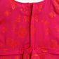 Ahalyaa Pink Crepe Floral Printed Kids Kurta with Jacket For Girls | Swadesiicart