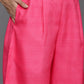 Ahalyaa Women's Traditional wear Kurta Set - Pink | Swadesiicart