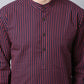 Even Apparels Black Pure Cotton Men's Kurta With Band Collar (STR1173) | Swadesiicart