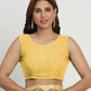 Shree Shyam Fashion Linen Cotton Yellow Saree