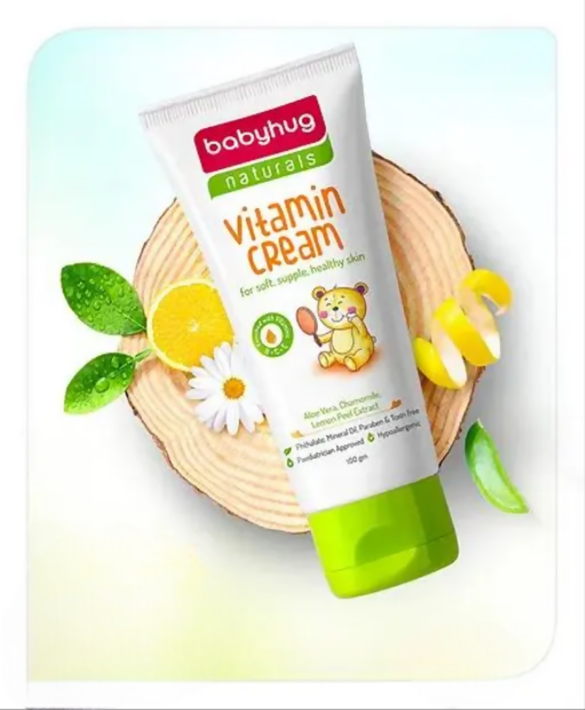 Babyhug White Naturals Vitamin Face Cream - Swadesiicart