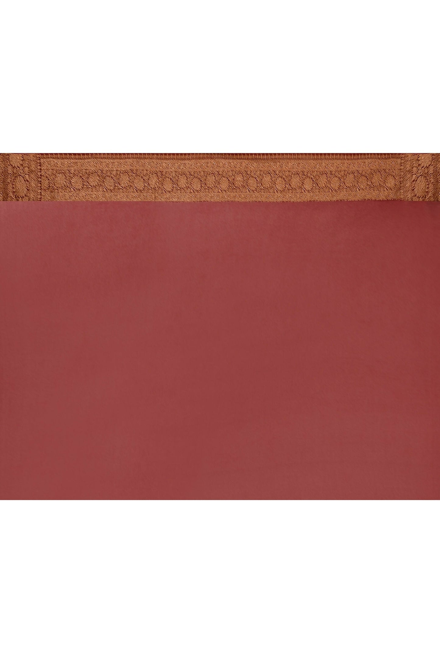 Joban Fashion Crème Crepe Chiffon Pure Handloom Banarasi Silk Saree | Swadesiicart