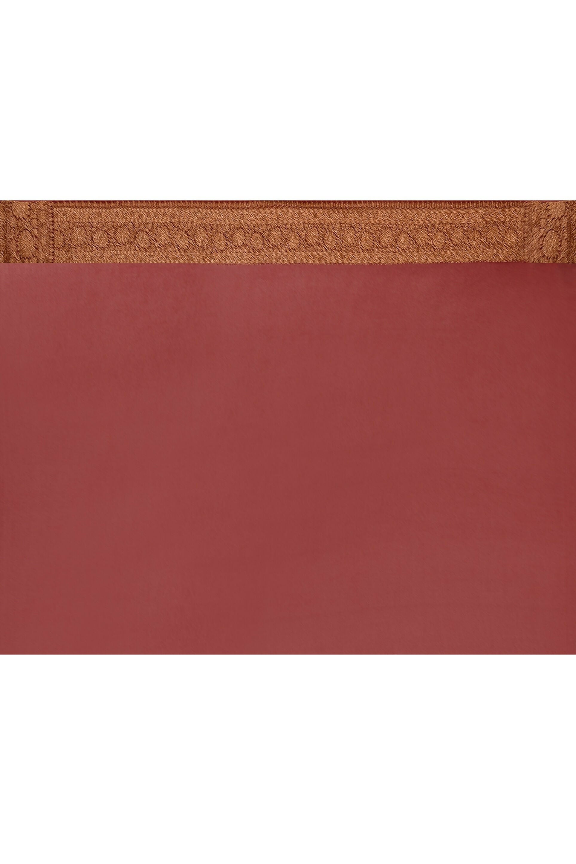 Joban Fashion Crème Crepe Chiffon Pure Handloom Banarasi Silk Saree | Swadesiicart