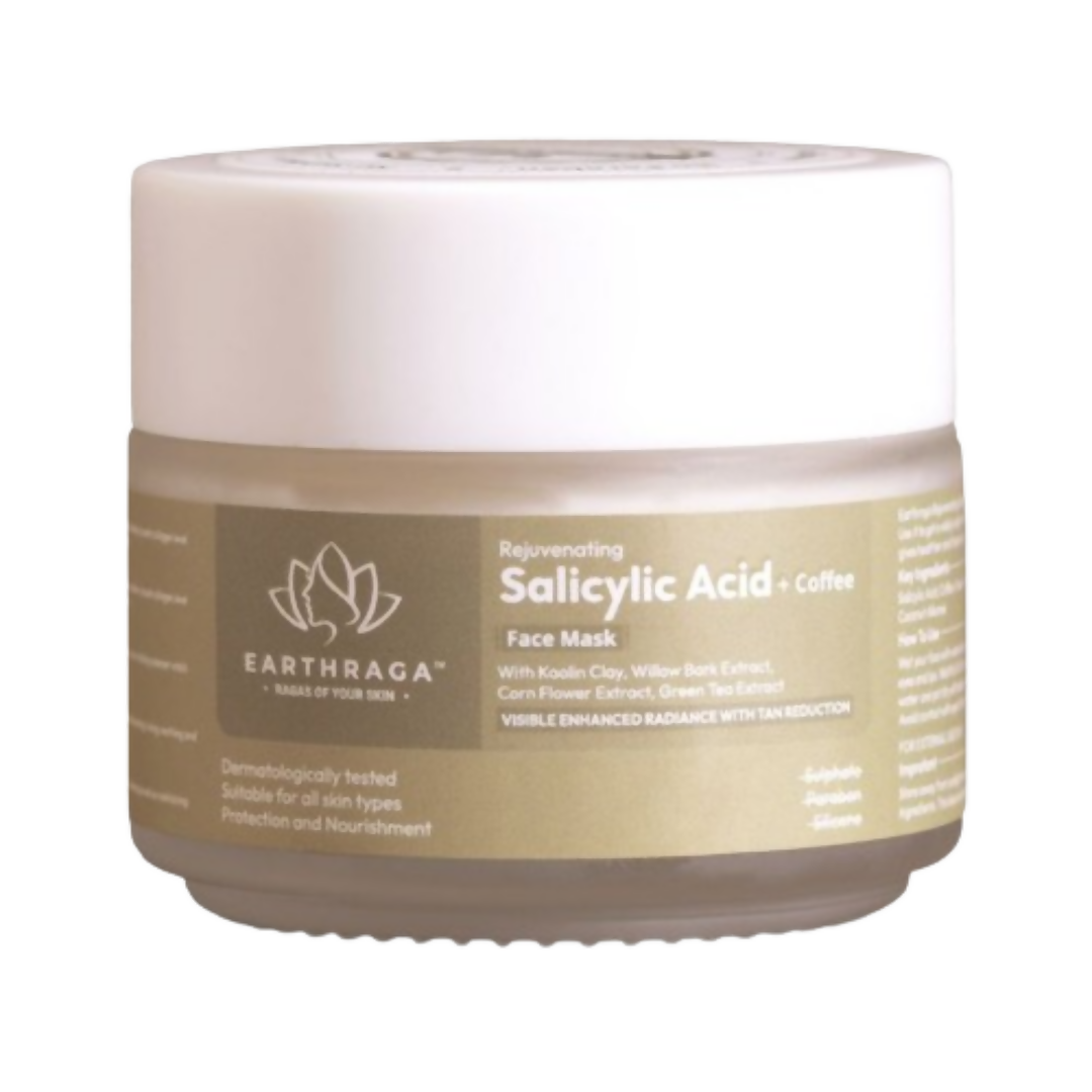 Earthraga Salicylic Acid + Coffee Face Mask | Swadesiicart