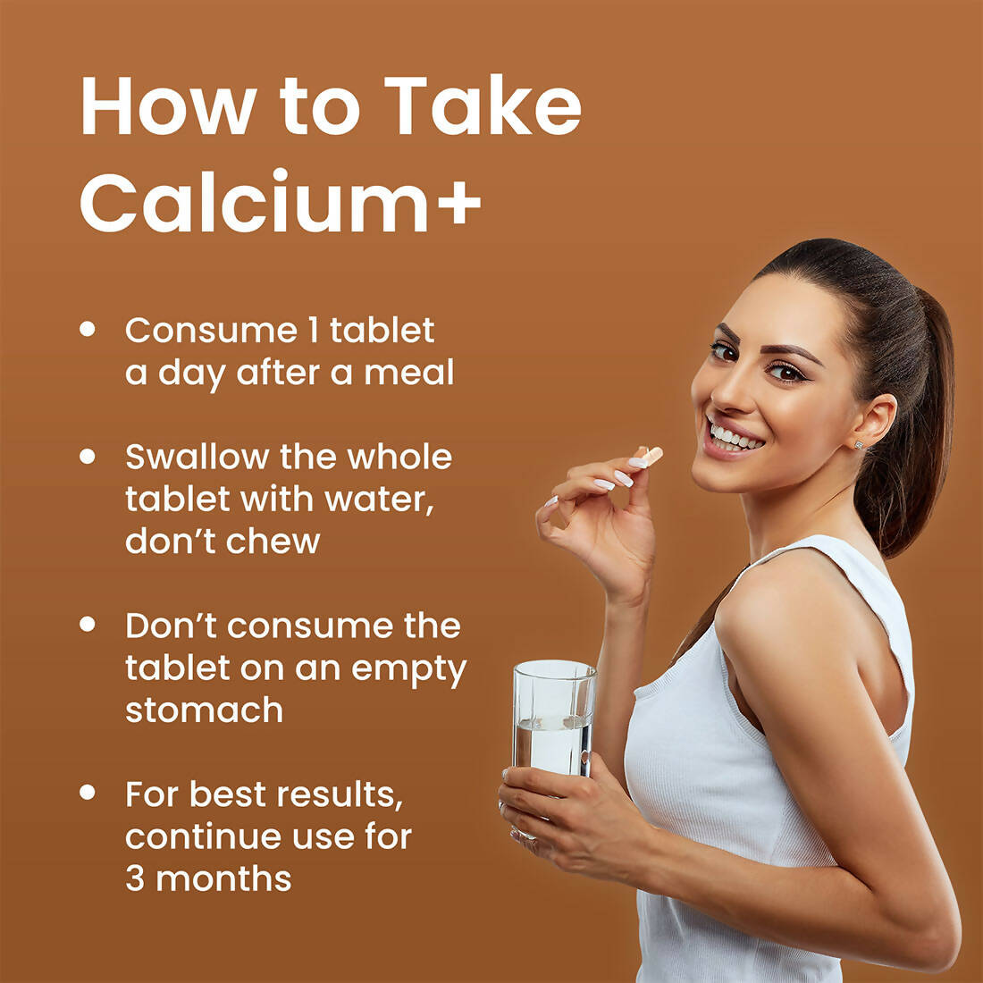 Dr. Morepen Calcium+ Advanced Tablets with Vitamin - D2, Magnesium & Zinc - Swadesiicart