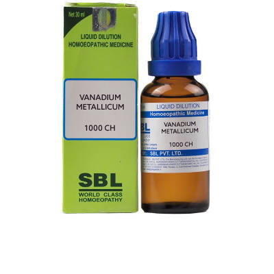 SBL Homeopathy Vanadium Metallicum Dilution | Swadesiicart