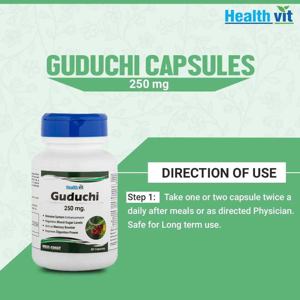 Healthvit Guduchi Capsules - Swadesiicart