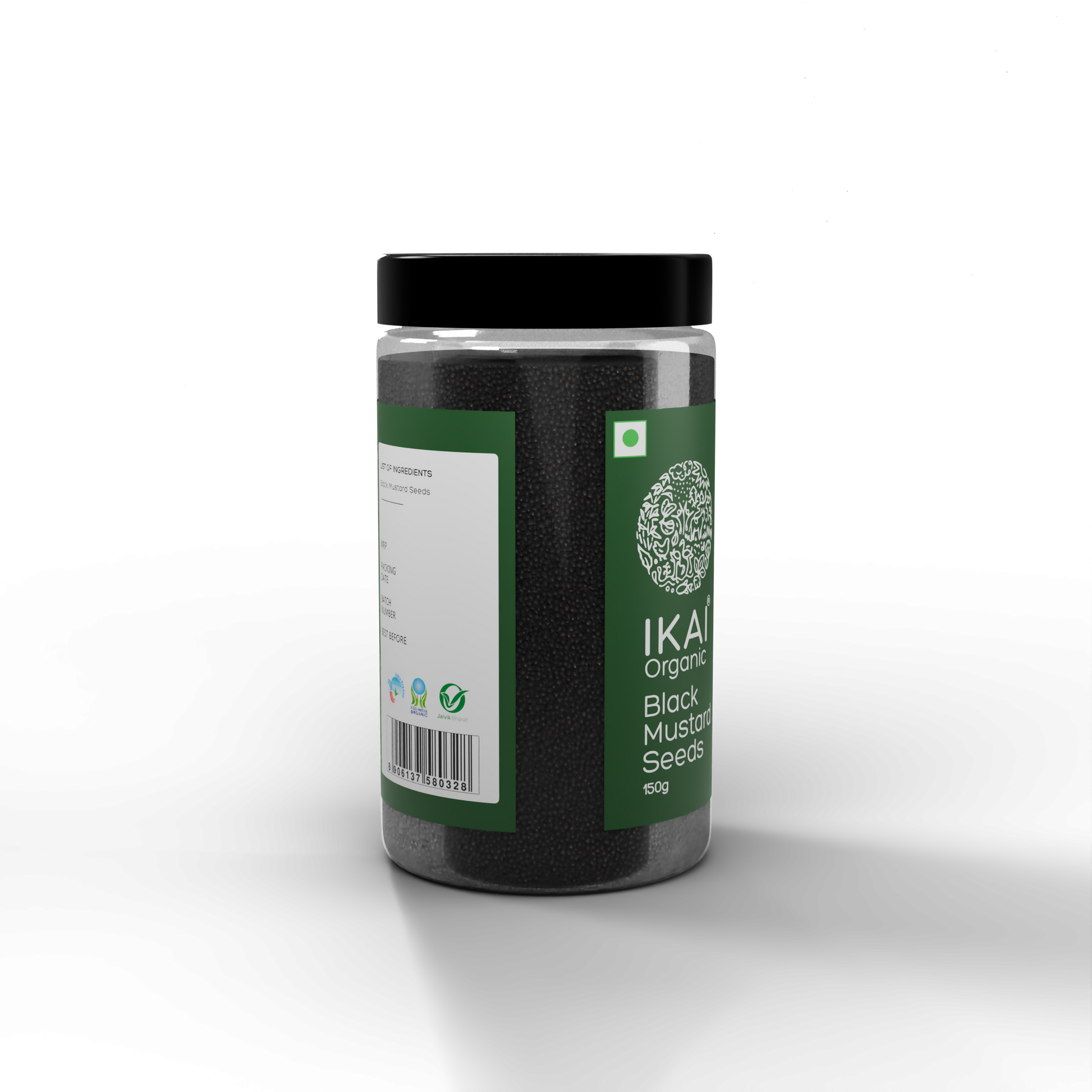 1 - Organic Black Mustard Seeds - 150g