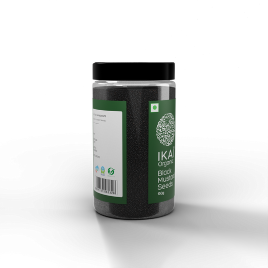 1 - Organic Black Mustard Seeds - 150g