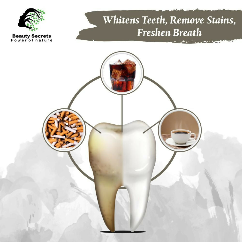 Beauty Secrets Ayurvedic Tooth Powder - Swadesiicart
