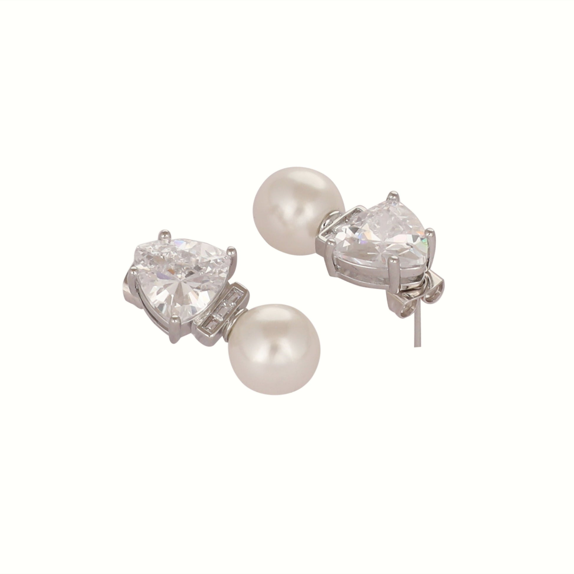 Nuyug Pearl Elegance Anti Tarnish Studs | Swadesiicart
