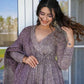 Aayaa Designer Printed Cotton Silk Suit - Multi Color