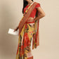 Ahalyaa Women's Traditional Semi Stitch Saree - Yellow | Swadesiicart