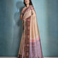 Vishnu Weaves Women's Yellow Cotton Silk Zari Woven Saree with Blouse - Swadesiicart