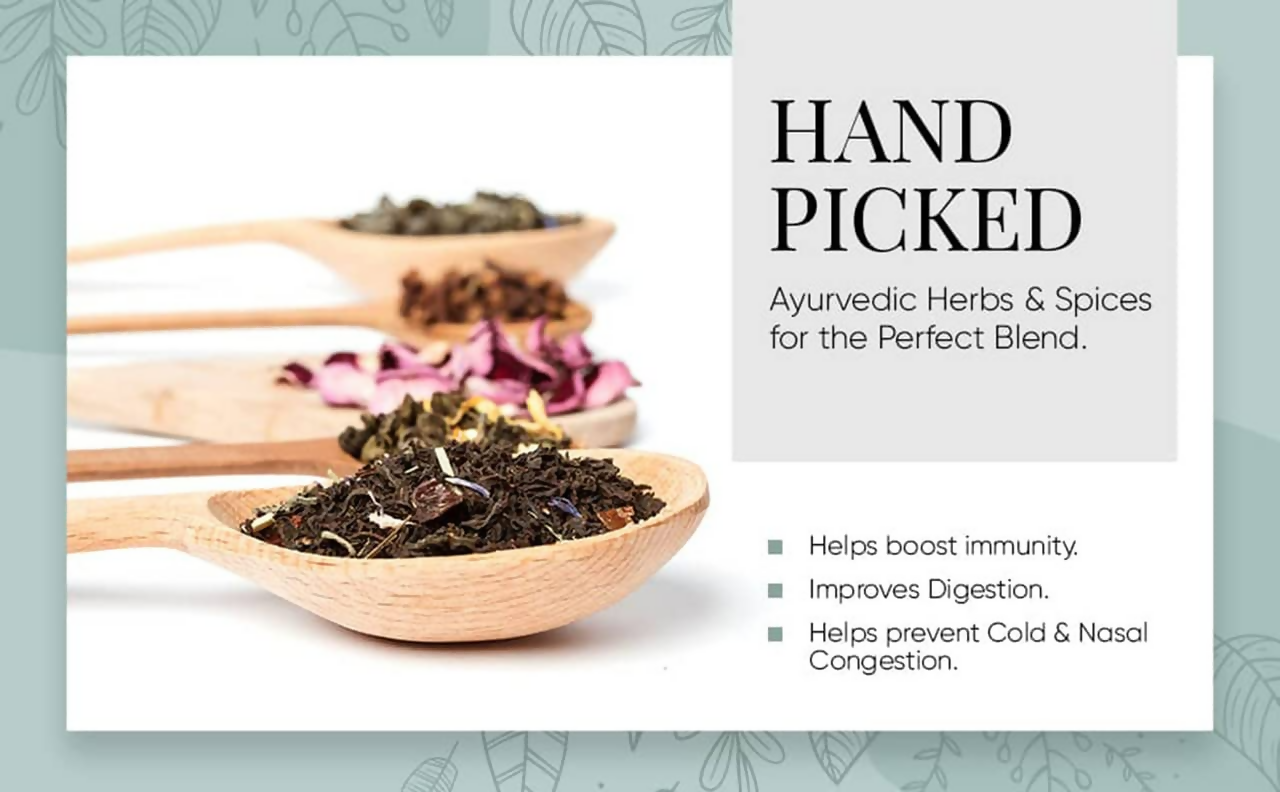 Namhya Ayurvedic Spiced Black Tea- Natural Immunity Booster | Swadesiicart