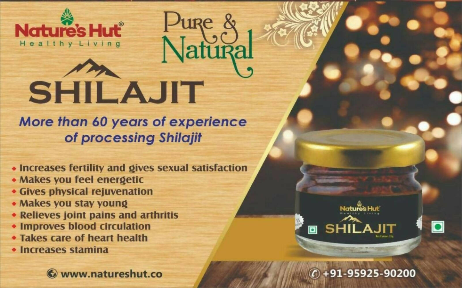 Nature's Hut Sj Resin Form - Swadesiicart