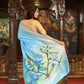 Very Much Indian Handloom Pure Cotton Paithani Peacock Pallu-Sky Blue | Swadesiicart