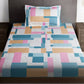 Story@home Arena Grey & White Printed 180 TC Bedsheet & Pillow Covers - Swadesiicart
