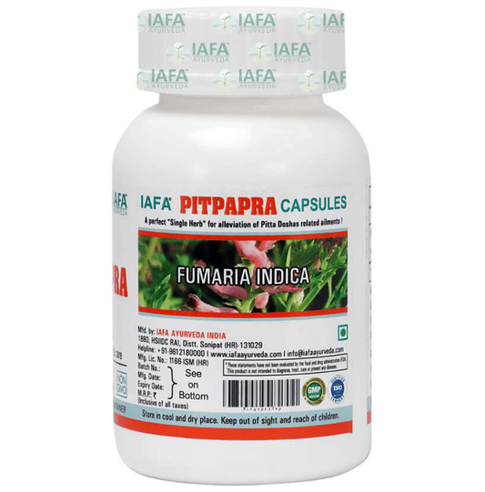 Iafa Ayuveda Pitpapra Veg Capsules | Swadesiicart