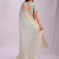 Shree Shyam Fashion Organza Sky Blue Saree