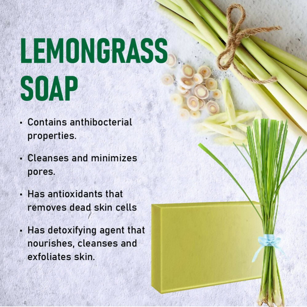 Prakriti Herbal Soap Lemongrass - Swadesiicart