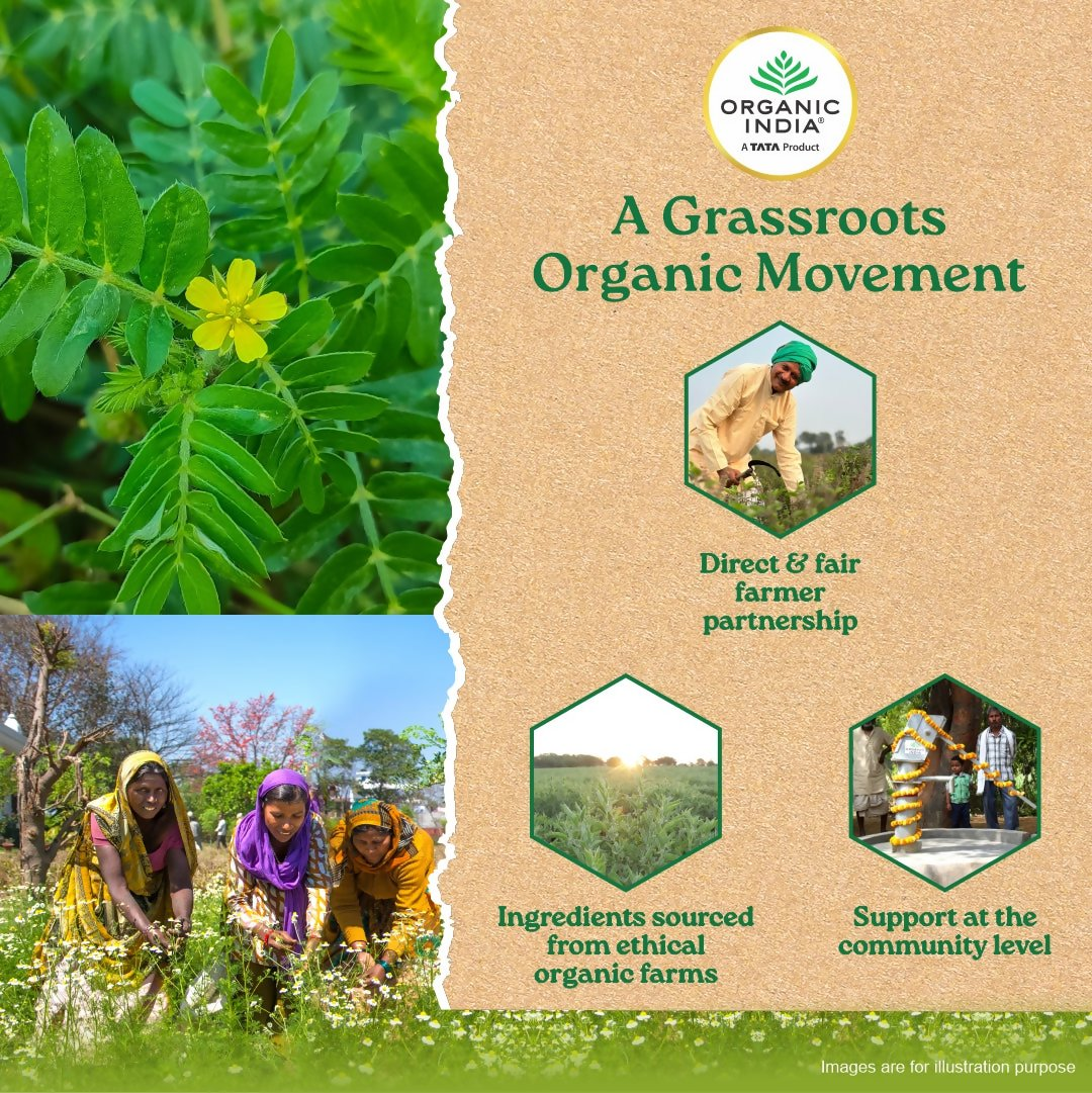 Organic India Gokshura Capsules | Swadesiicart