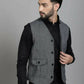Even Apparels Solid Waistcoat - Grey | Swadesiicart