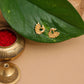Ruby Raang Gold Peacock Earrings | Swadesiicart