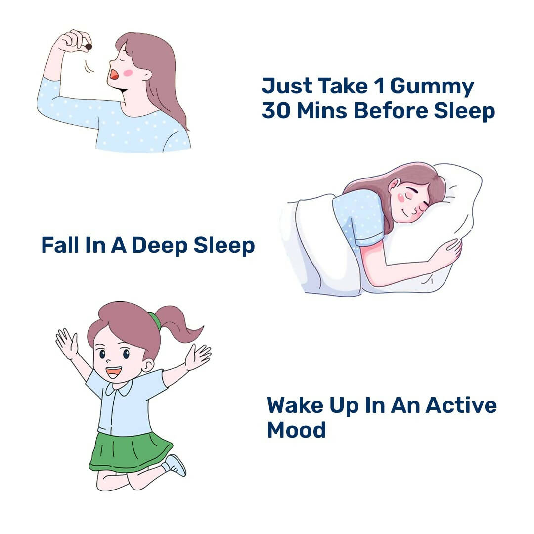 What’s Up Wellness Sleep For Muscle Recovery Gummies - Swadesiicart