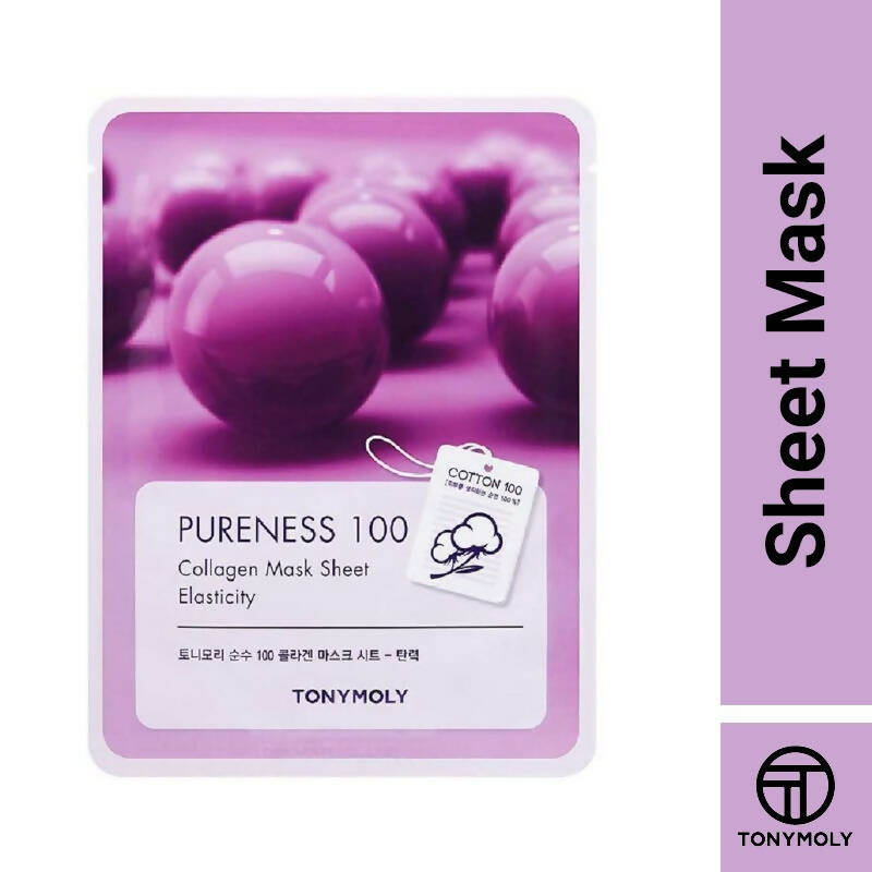 Tonymoly Pureness 100 Collagen Mask Sheet - Korean Skincare - Swadesiicart