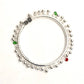 Mominos Fashion Kamal Johar Oxidised Silver Anklets With Muvvas | Swadesiicart