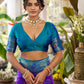 Shree Shyam Fashion Violet Soft Silk Saree