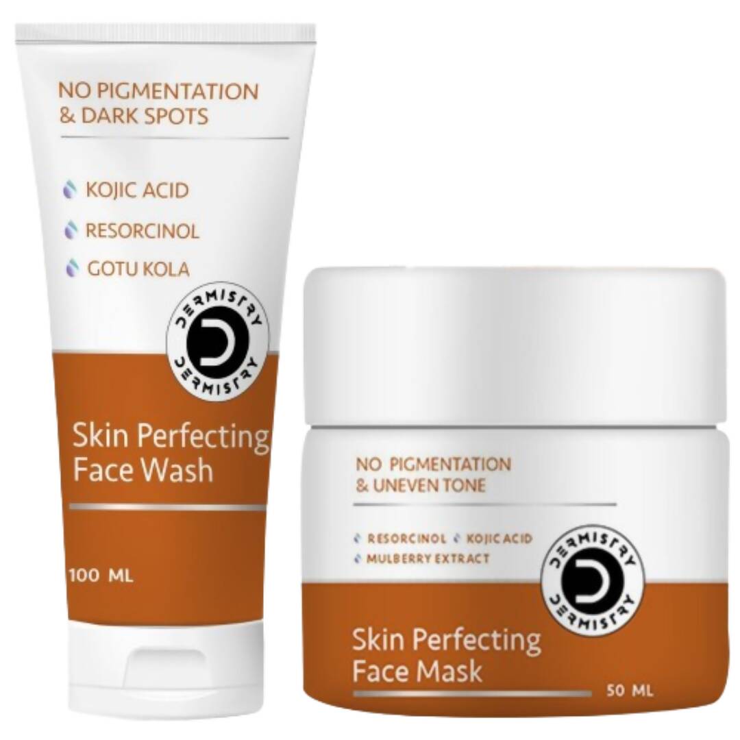 Dermistry Skin Perfecting Face Wash & Skin Perfecting Face Mask - Swadesiicart