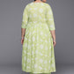 Ahalyaa Women's Traditional wear Kurta Set - Green | Swadesiicart