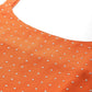 Ahalyaa Women's Traditional wear Kurta Set - Orange | Swadesiicart